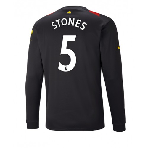 Manchester City John Stones #5 Bortedrakt 2022-23 Langermet Manchester City John Stones #5 Bortedrakt 2022-23 Langermet